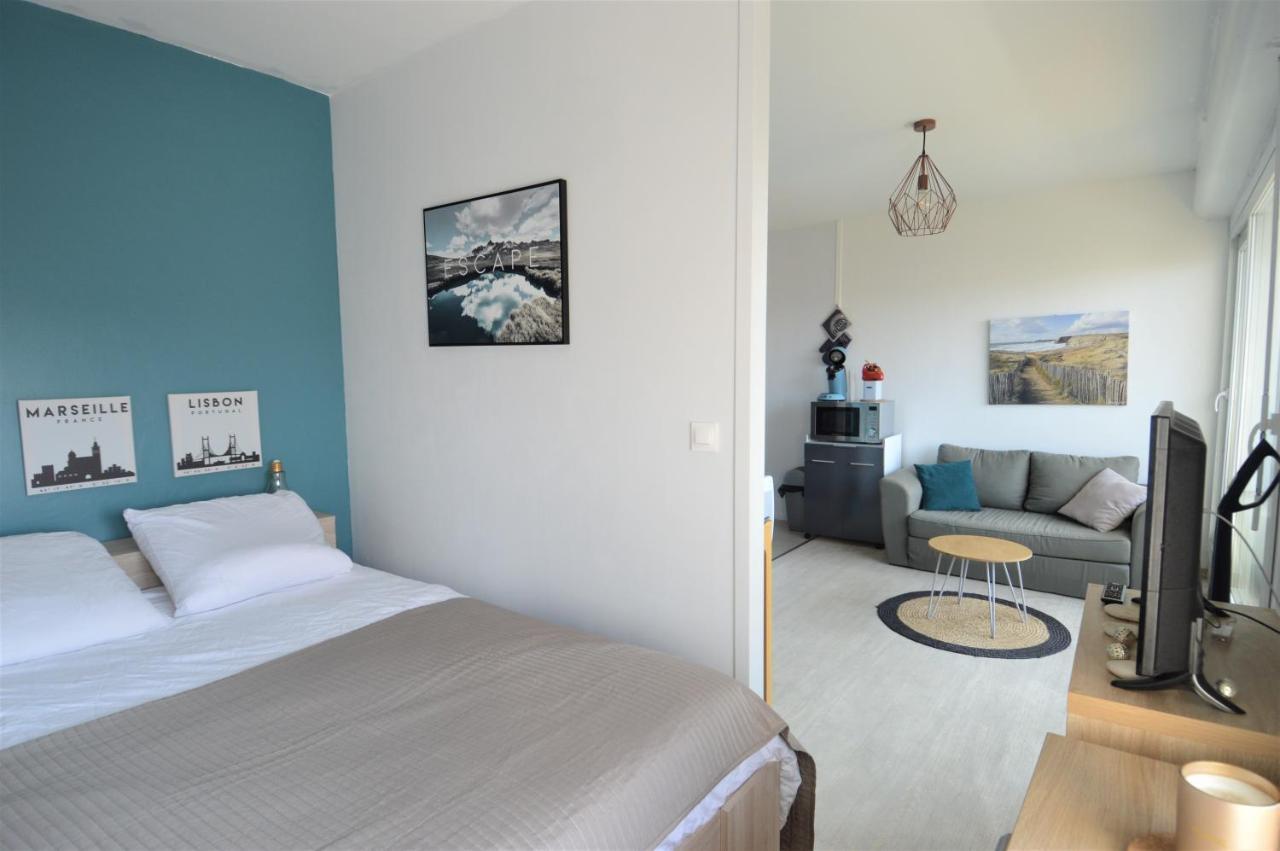 Ferienwohnung Studio Avec Chambre - Balcon Et A 20M De La Mer Courseulles-sur-Mer Exterior foto